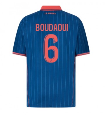 OGC Nice Hicham Boudaoui #6 Alternativní Dres 2025-26 Krátkým Rukávem OGC Nice Hicham Boudaoui #6 Alternativní Dres 2025-26 Krátkým Rukávem